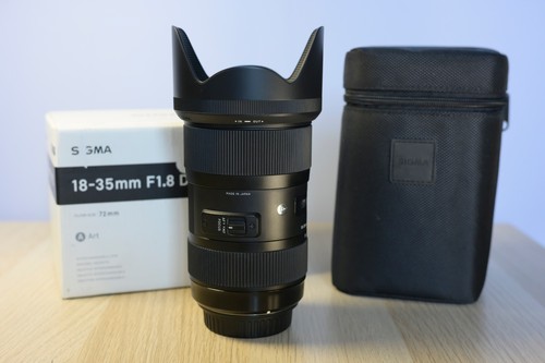 Sigma 35mm dc hsm art - 18-35mm, f/1.8