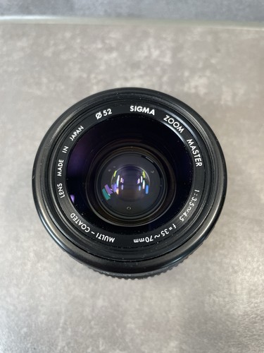 Sigma zoom master 70mm - master, 35-70mm
